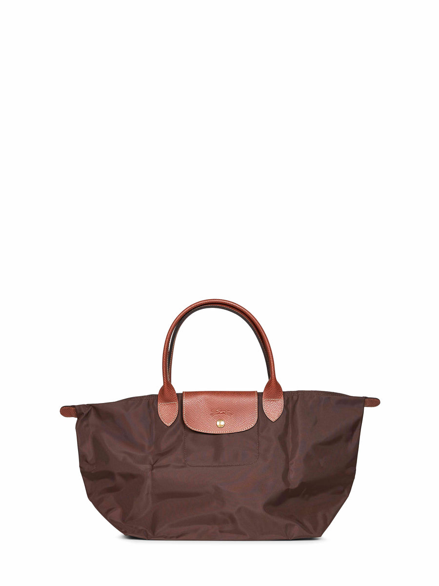 Handbag Le Pliage Original L Mocha Brown Polyamide Handbags