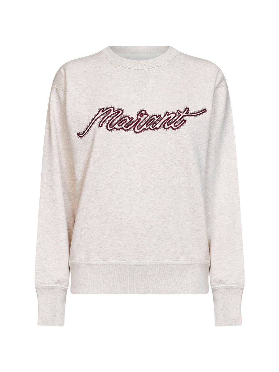 Sweatshirt Rise Ecru Cotton Sweatshirts