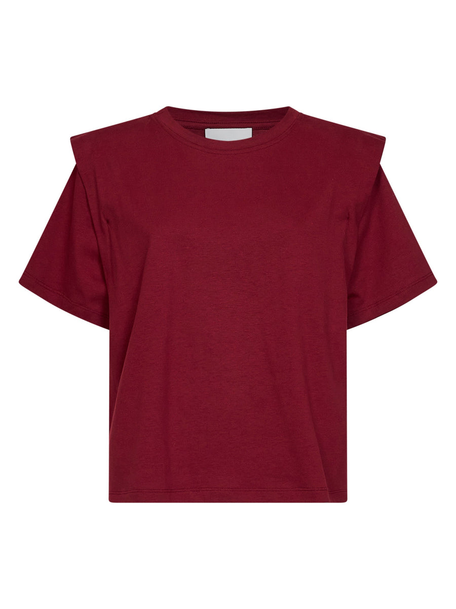 T-Shirt Zelitos Bordeaux Cotton T-shirts & Jerseys