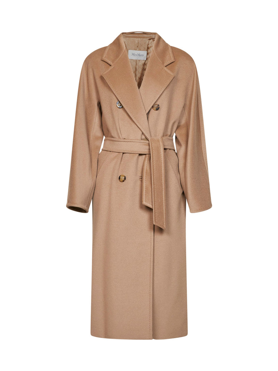 Coat Madame Camel Virgin Wool