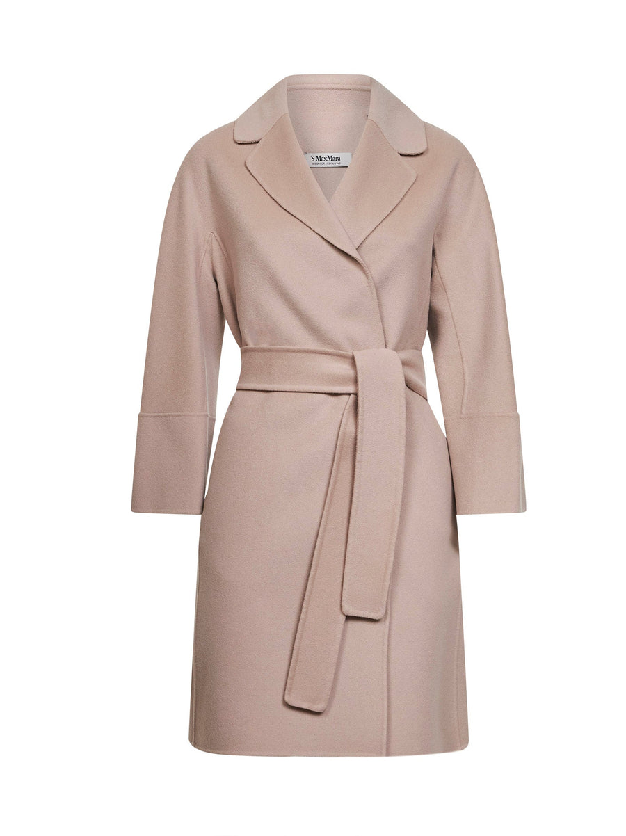 Arona Cocoon Wool Coat Beige Virgin