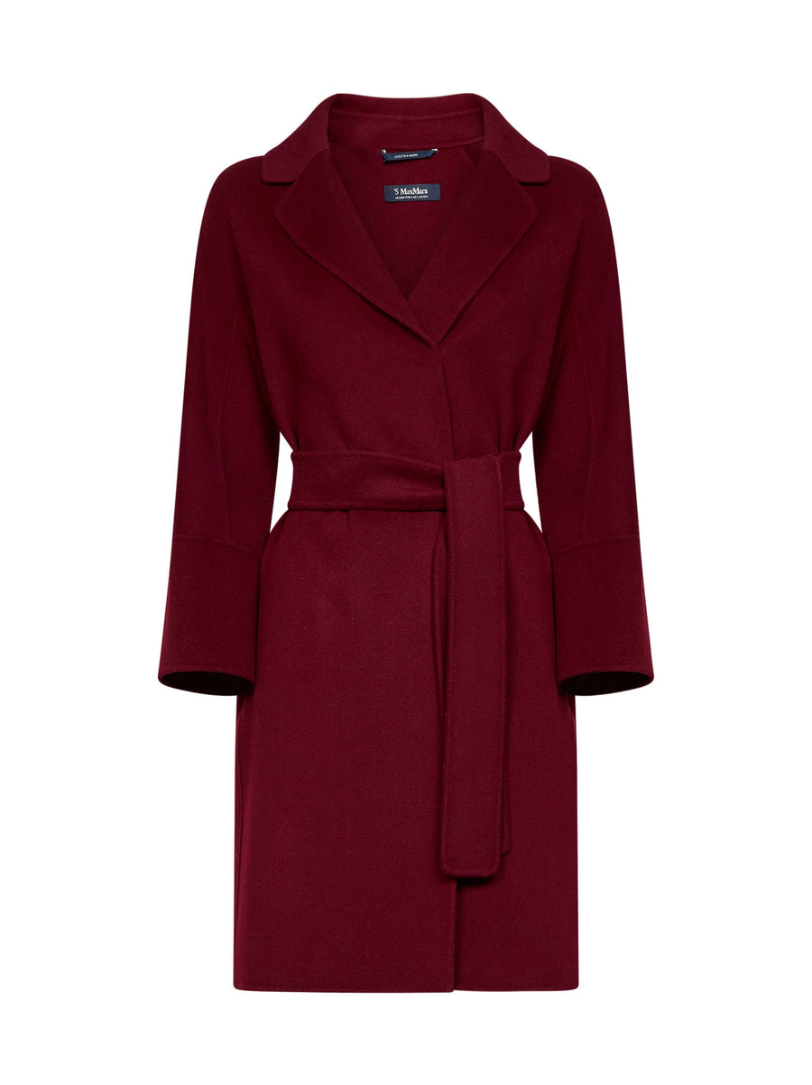 Coat Arona Red Virgin Wool