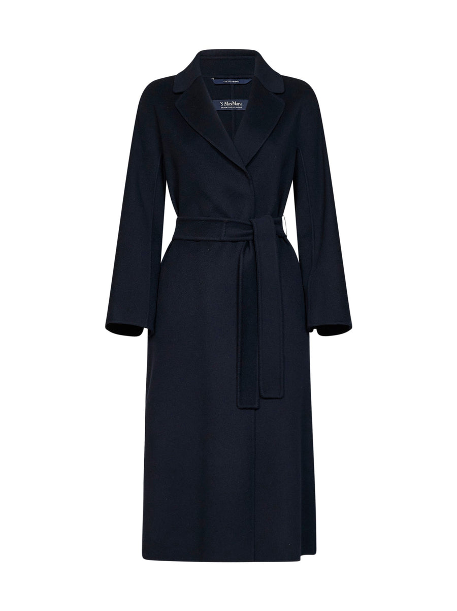 Coat Esturia Dark Blue Virgin Wool