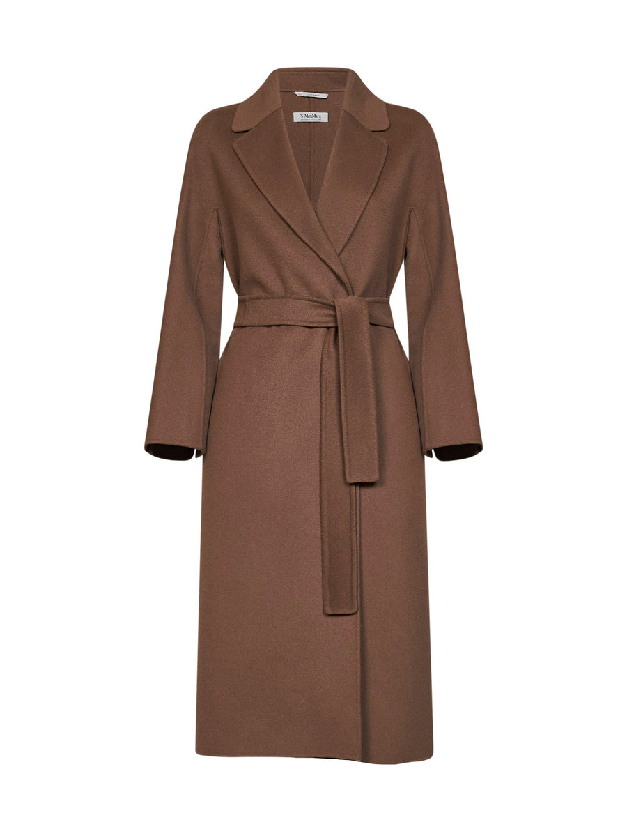 Midi Coat Esturia Brown Virgin Wool