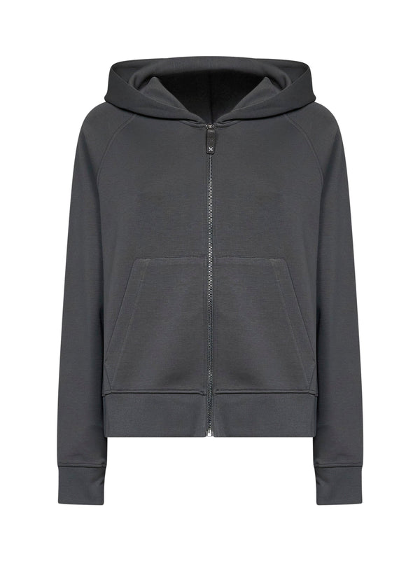 Zip-Up Hoodie Smmmarea Grey Cotton Sweatshirts