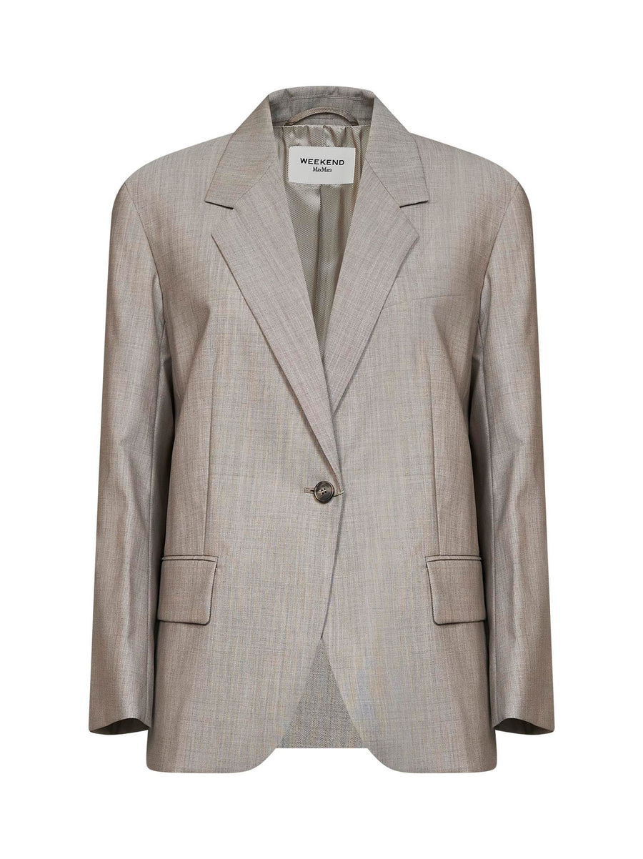 Blazer Wkdattila Hazelnut Wool Brown Virgin Jacket