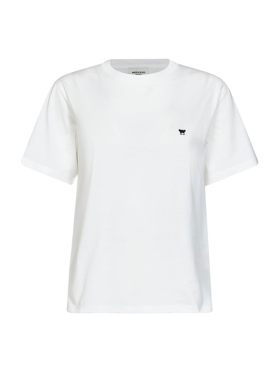 T-Shirt Wkdvenaco White Cotton T-shirts & Jerseys