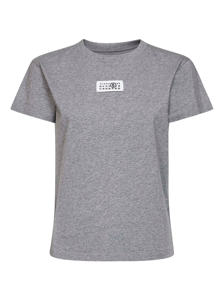 T-Shirt Numeric Melange Grey Cotton T-shirts & Jerseys