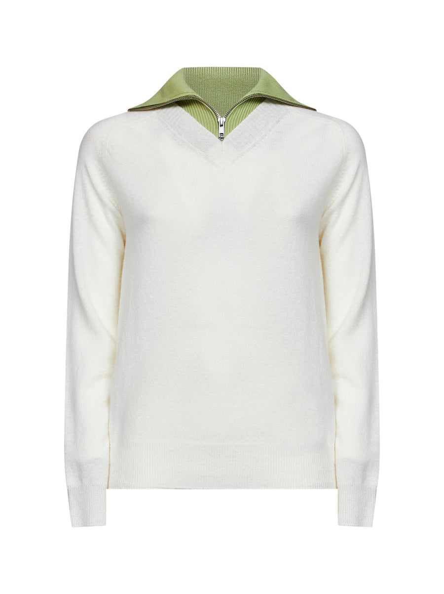 Sweater Ivory Wool-Blend