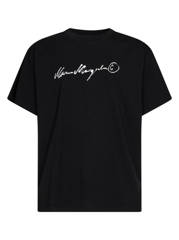 T-Shirt Overdyed Jersey Black Cotton T-shirts