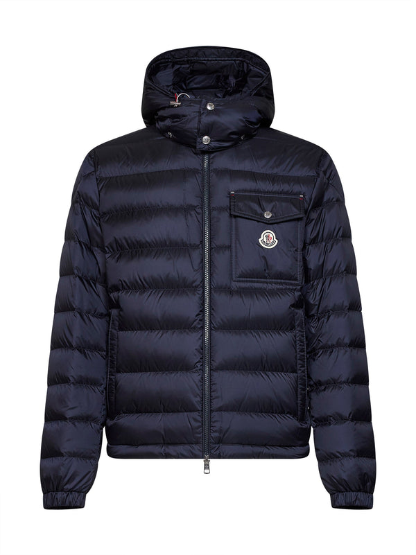 Down Jacket Verith Blue Polyamide Padded &