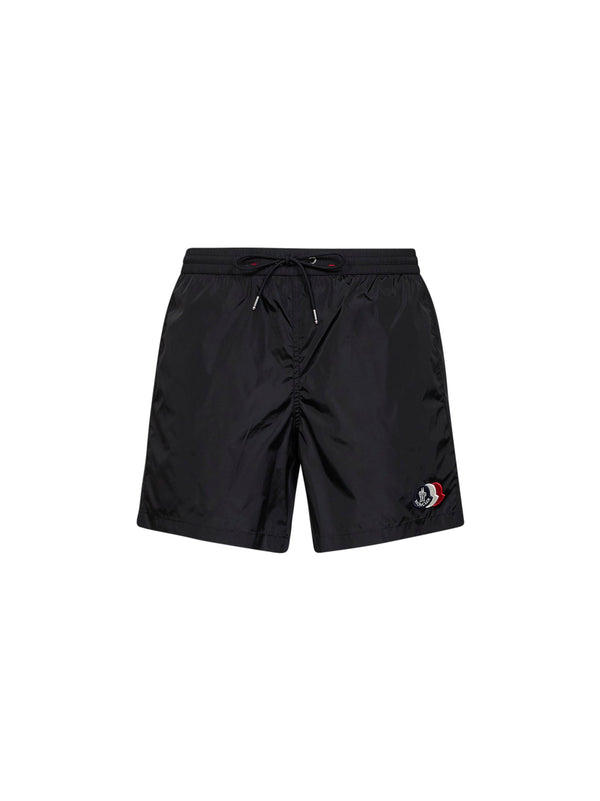 Swim Shorts Technical Nylon Black Polyamide Beachwear