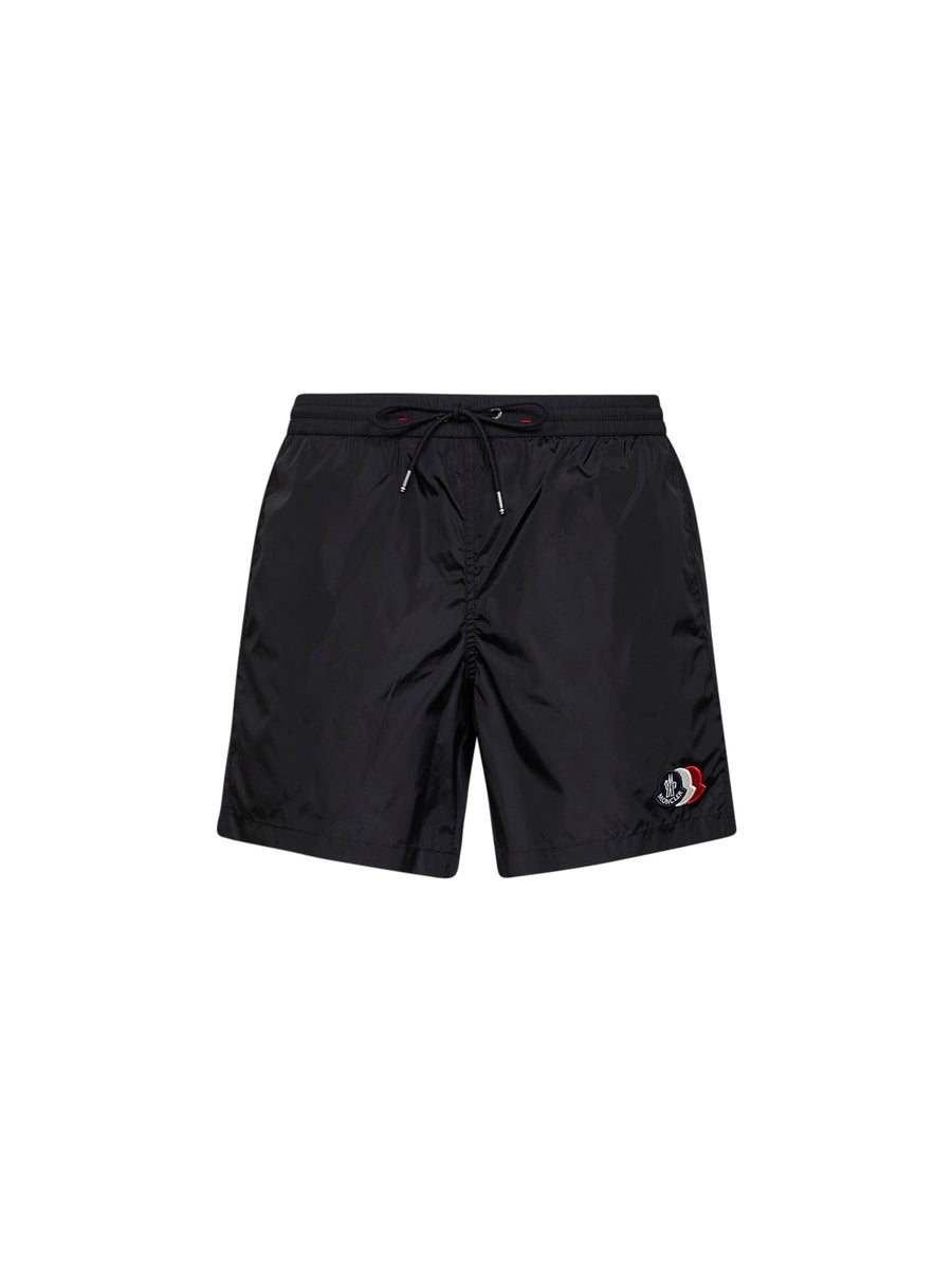 Swim Shorts Technical Nylon Black Polyamide Beachwear