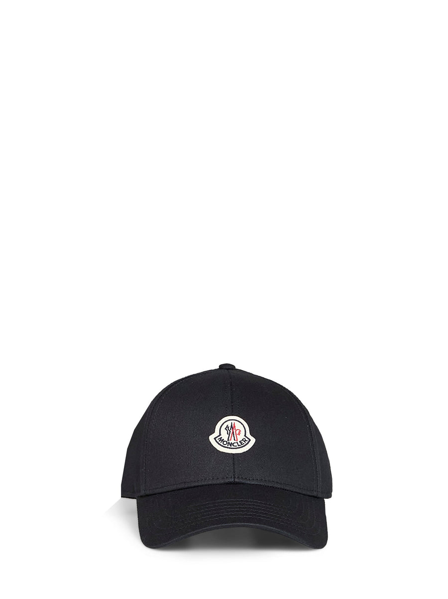 Baseball Cap Cotton Gabardine Black Hat