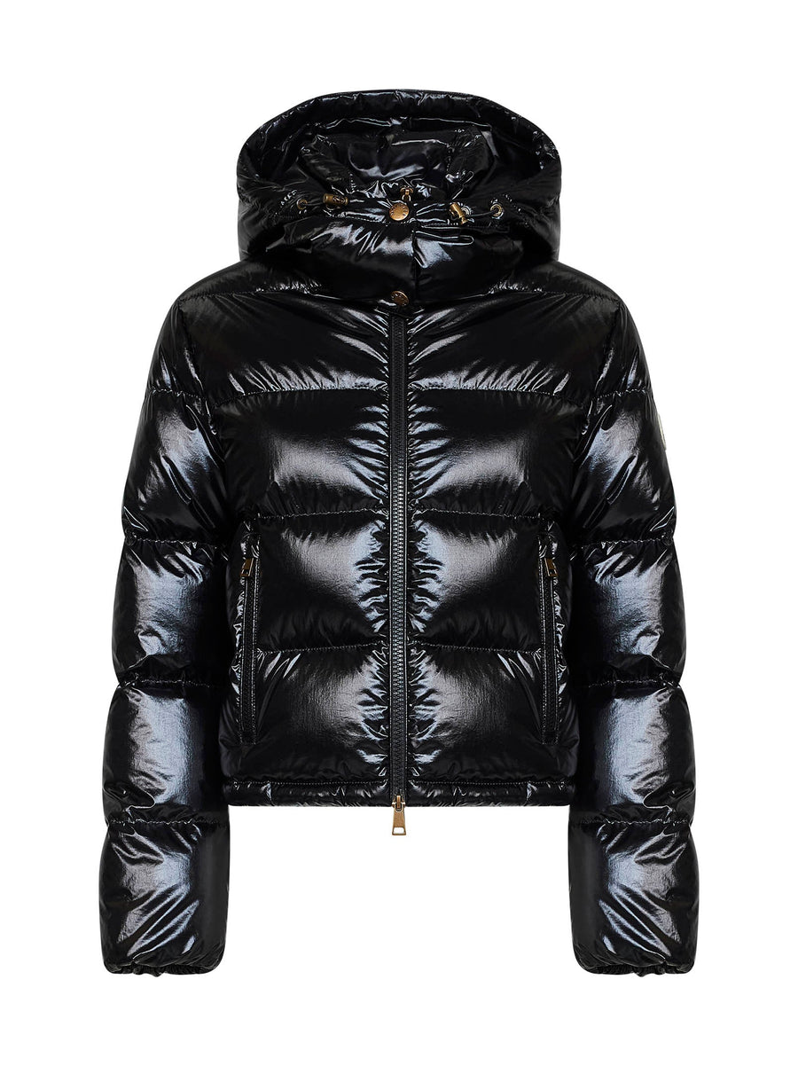 Short Down Jacket Niveole Black Polyamide Puffer