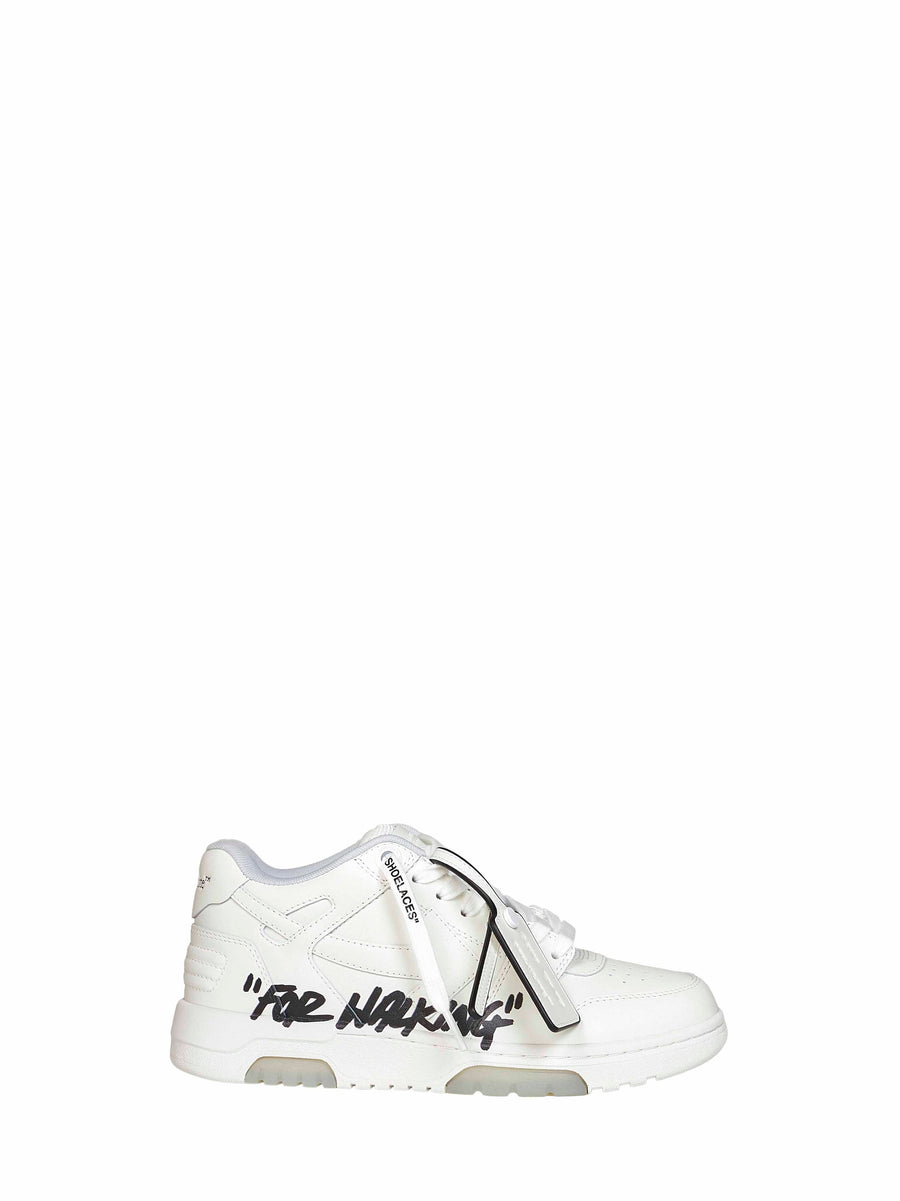 Sneakers Out Of Office White Bovine Leather (top Grain) Trainers