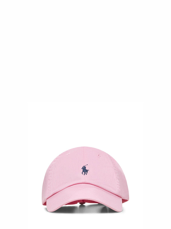 Cap — Pink Chino Embroidery Cotton Hat