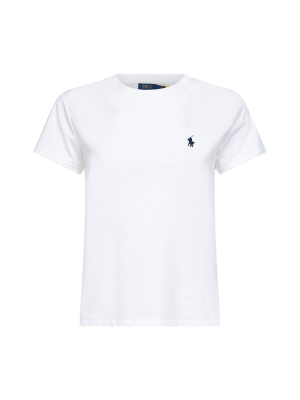 Crewneck T-Shirt Classic-Fit White Cotton T-shirts & Jerseys