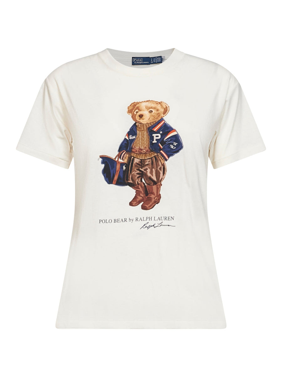 T-Shirt Polo Bear Ivory Cotton T-shirts & Jerseys