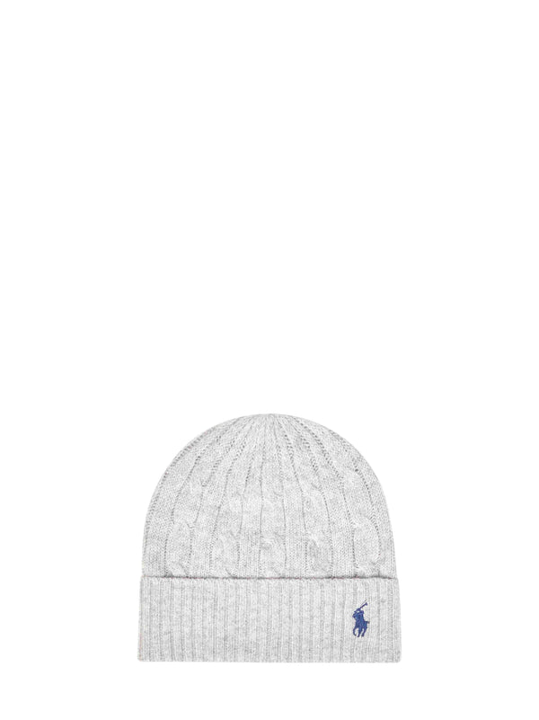 Beanie Grey Wool-Cashmere Hat