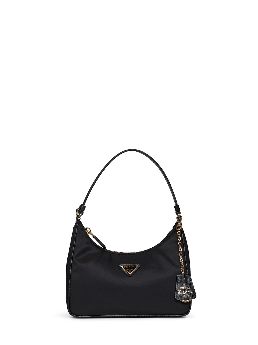 Mini Shoulder Bag Re-Edition Black Recycled Polyamide