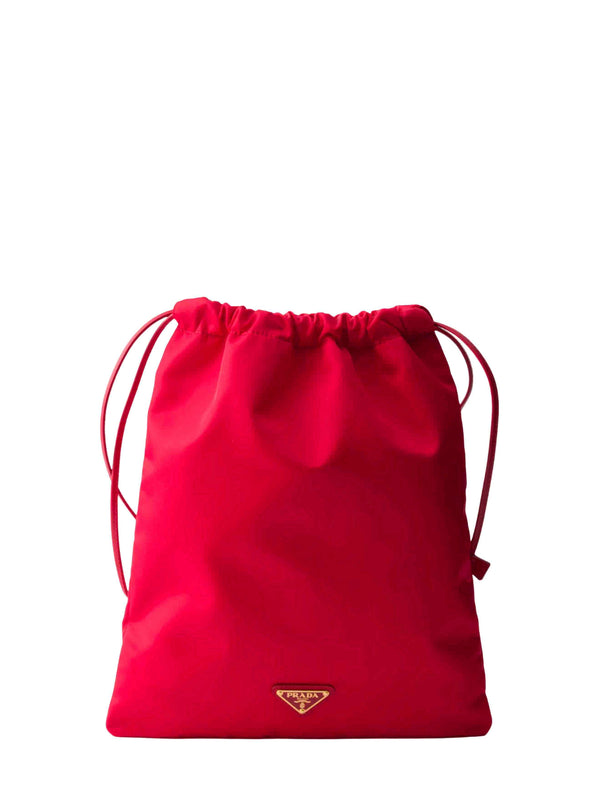 Pouch Bag Wish Red Re-Nylon Recycled Polyamide Shoulder