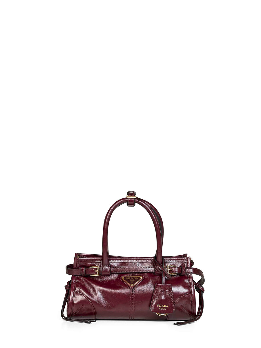 Handbag Bonnie Mini Burgundy Calf Leather Handbags