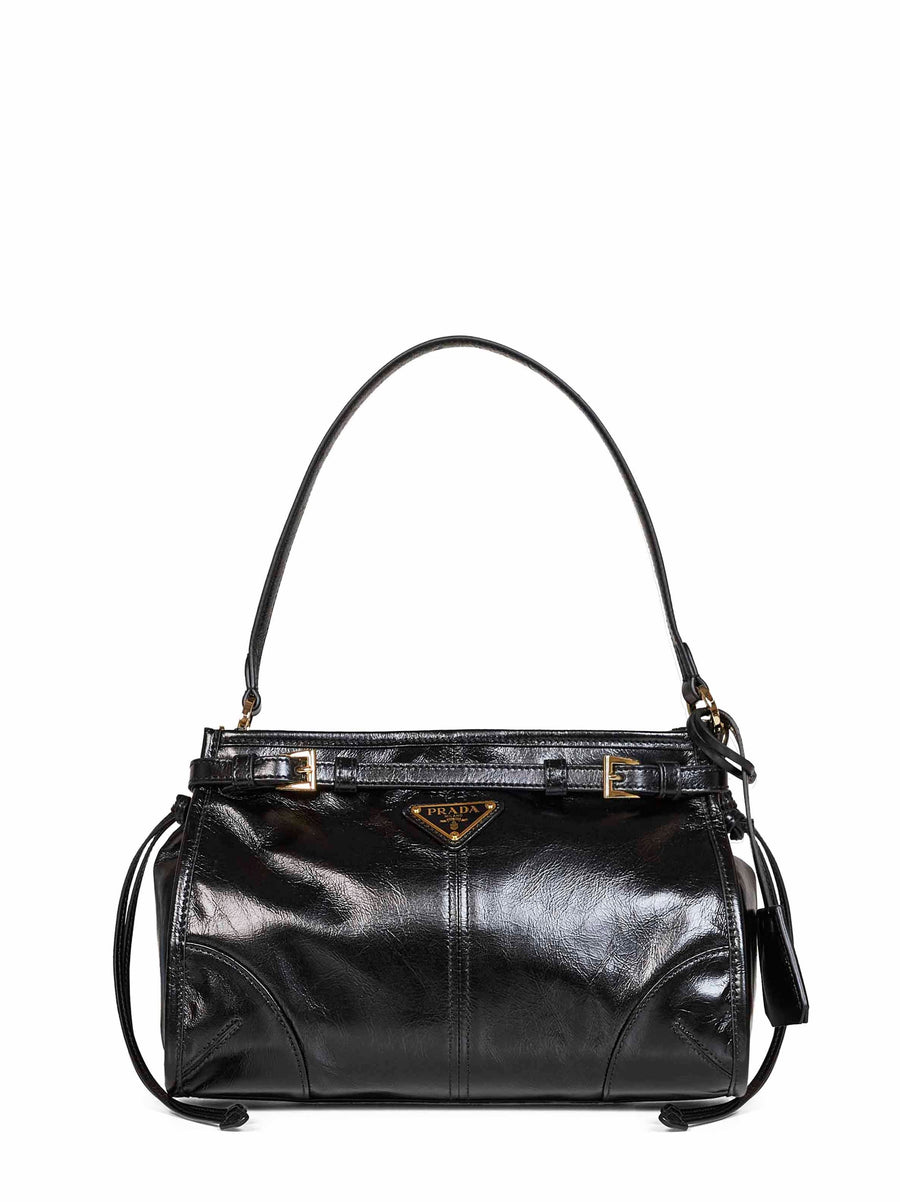 Handbag Bonnie Black Leather Calf Handbags