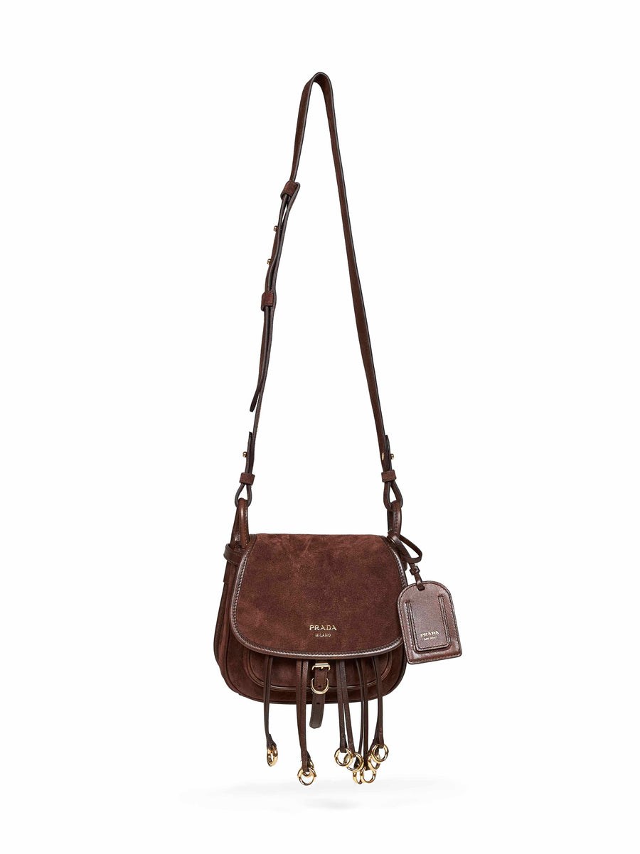 Mini Shoulder Bag Corsaire Dark Brown Calf Leather Handbags