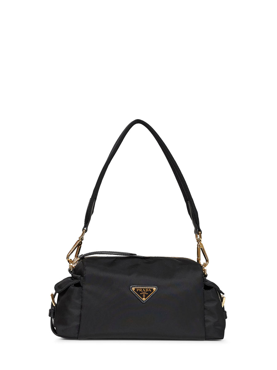 Shoulder Bag Explore Black Recycled Polyamide Handbags