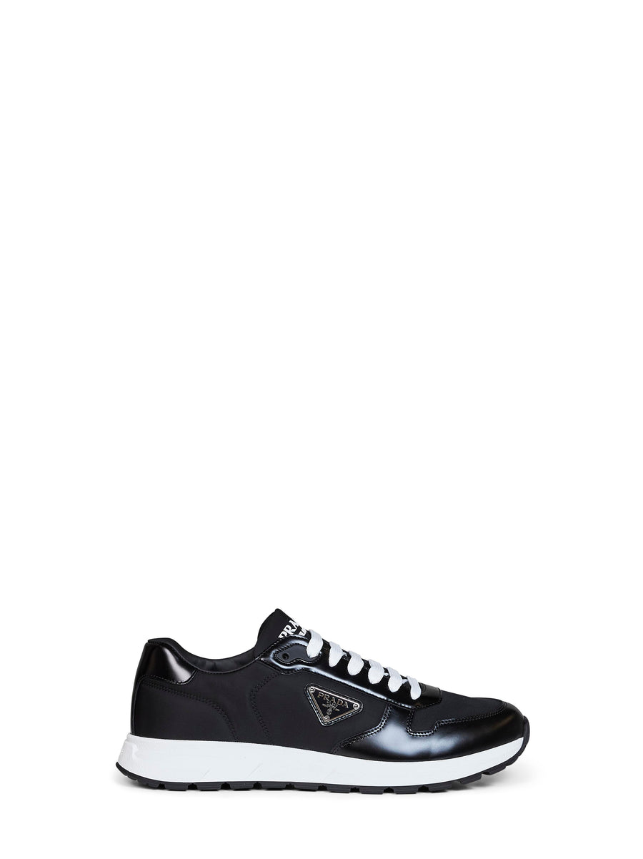 Sneakers Prax 01 Black Re-Nylon Leather Recycled Polyamide Trainers