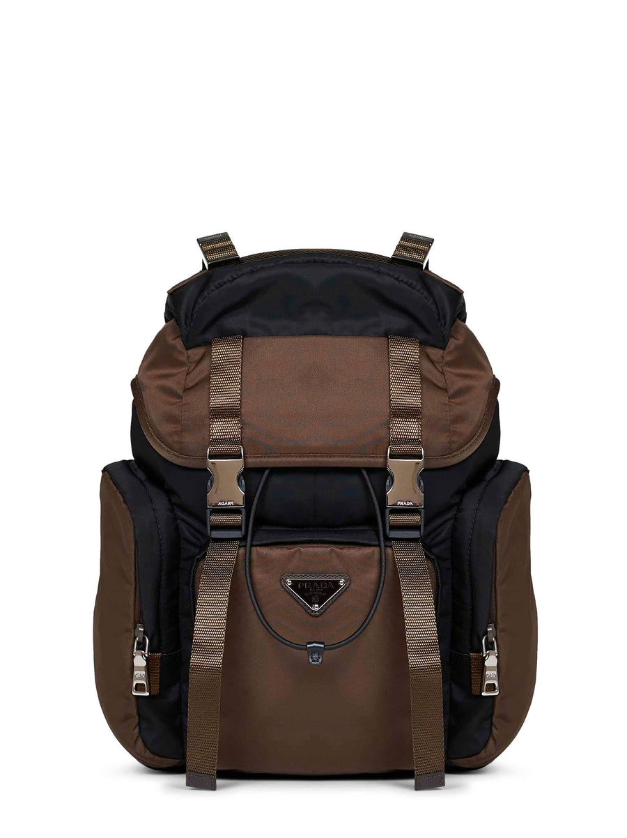 Backpack Re-Nylon Black-Burnt Recycled Polyamide Backpacks