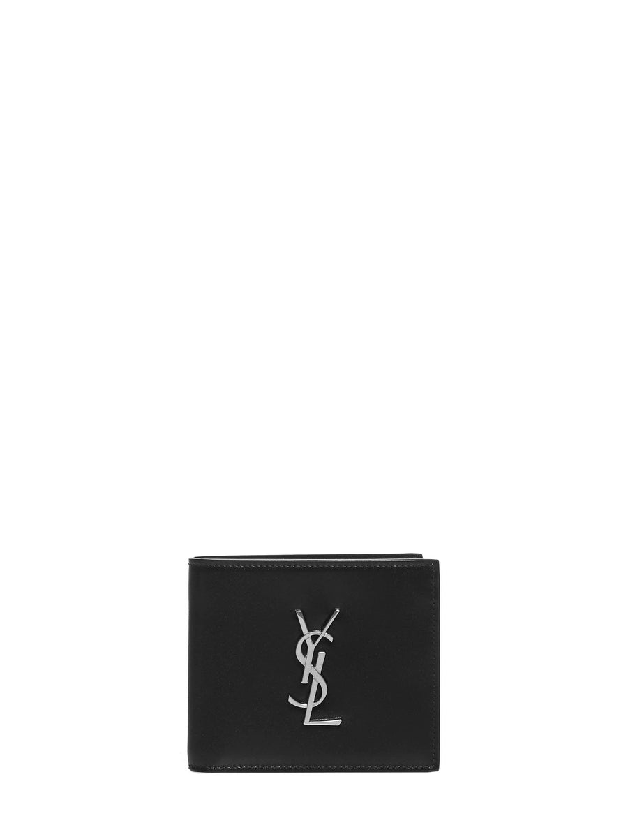 Wallet East-West Monogram Black Calfskin & Cardholders