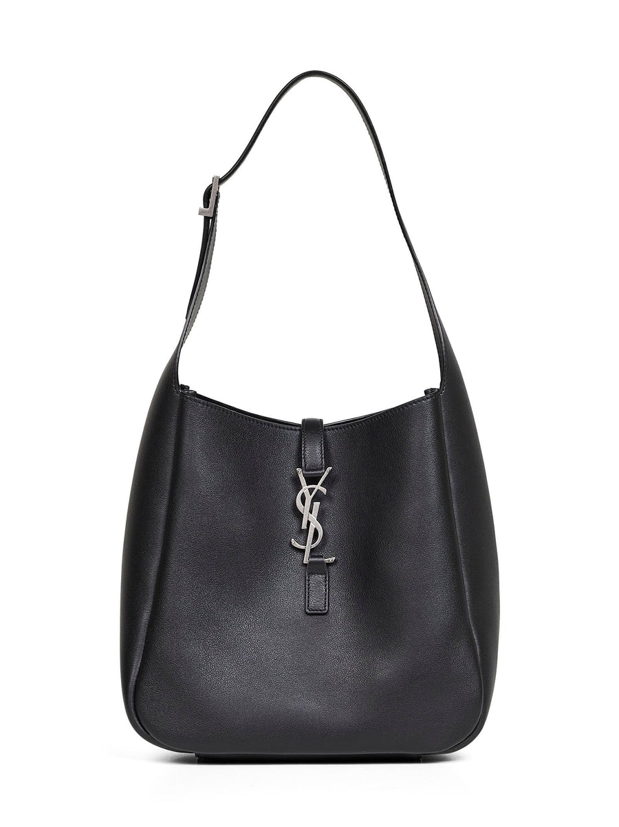 Shoulder Bag Le 5 À 7 Black Calfskin