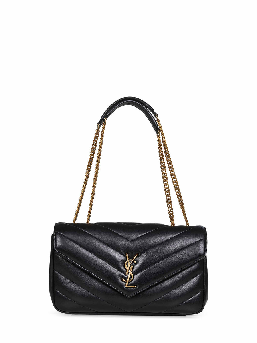 Shoulder Bag Loulou Black Lambskin