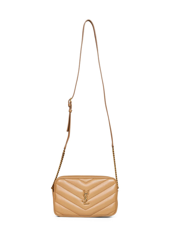 Camera Bag Loulou Beige Lambskin Shoulder
