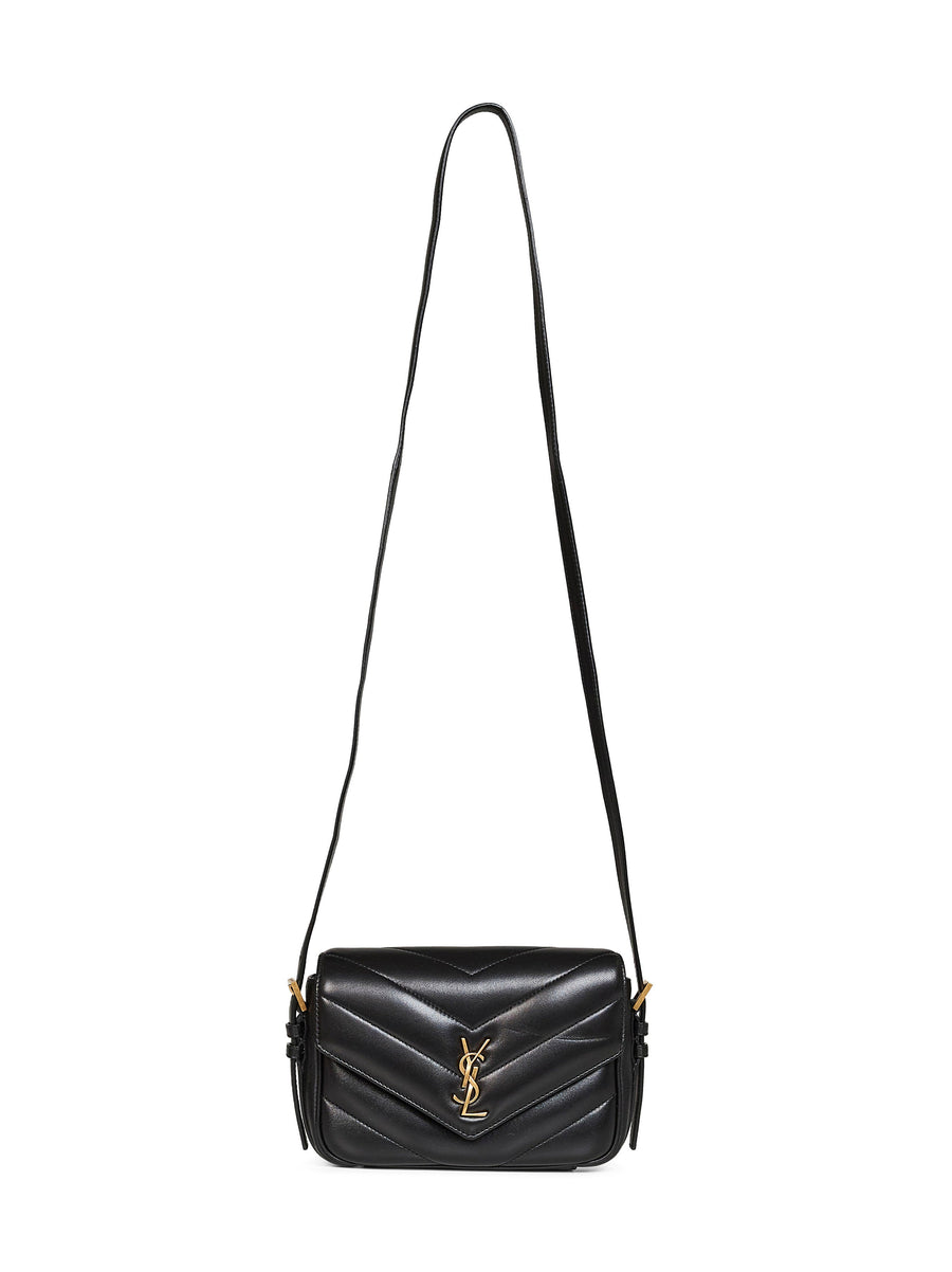 Crossbody Bag Loulou Toy Black Lambskin Shoulder