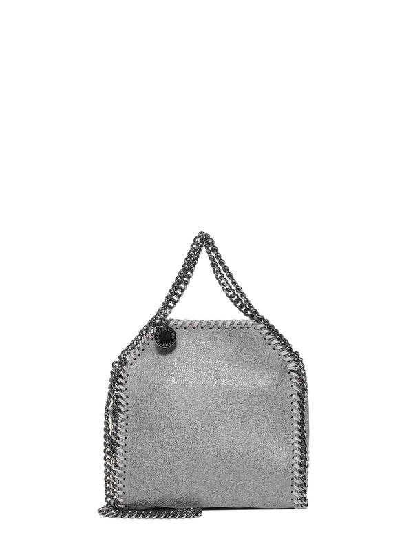 Mini Tote Bag Falabella Shaggy Deer Grey Polyester Handbags