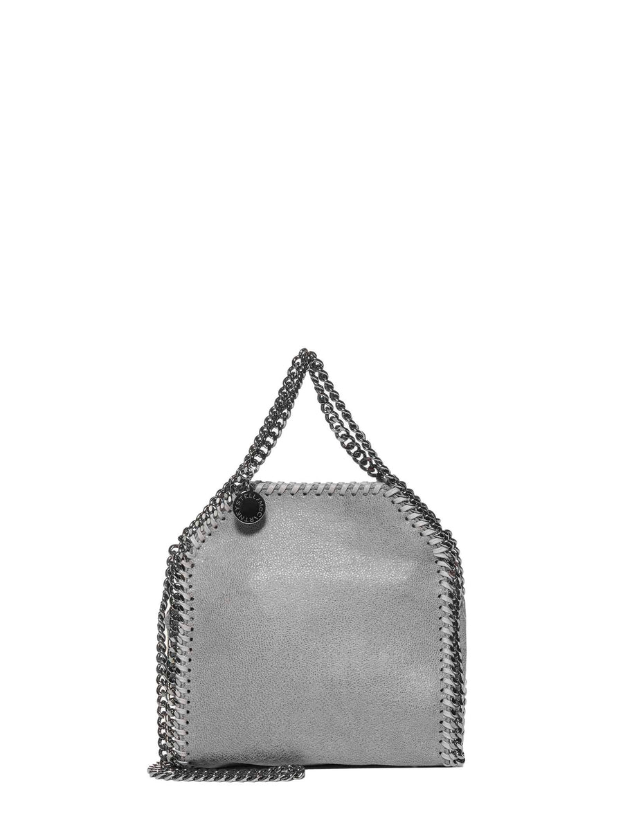Mini Tote Bag Falabella Shaggy Deer Grey Polyester Handbags