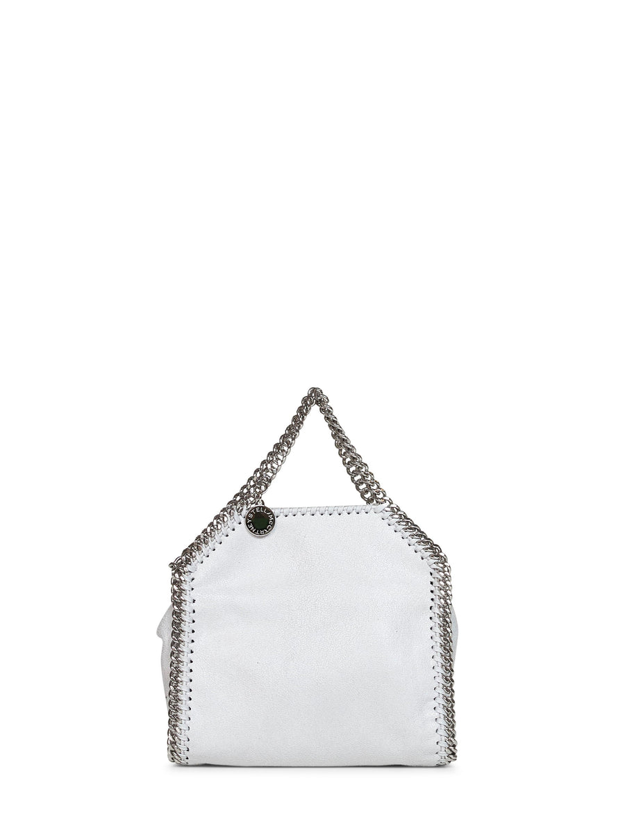 Tote Bag Falabella Tiny Pearl Grey Polyester Handbags