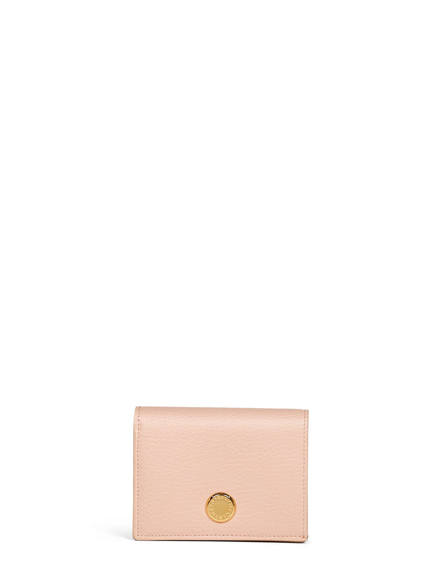 Bi-Fold Logo Wallet Blush Pink Polyamide & Purses