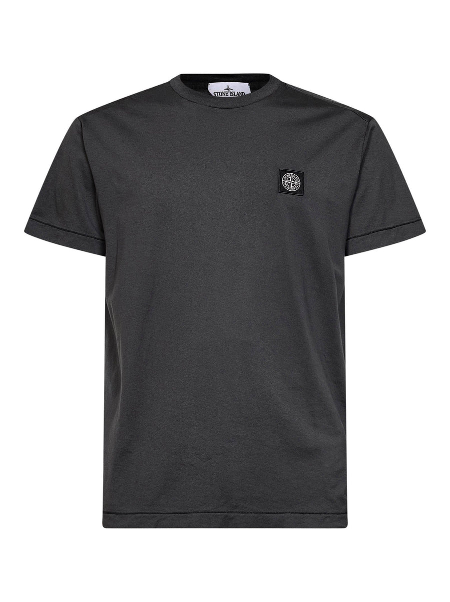 T-Shirt Slim-Fit Lead Grey Cotton T-shirts