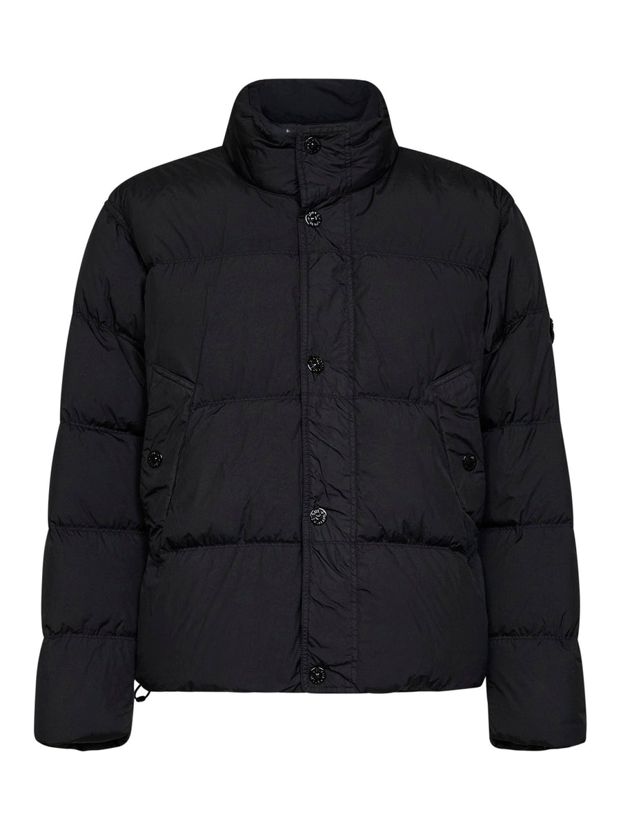 Down Jacket Crinkle Reps Ny Black Polyamide Padded &