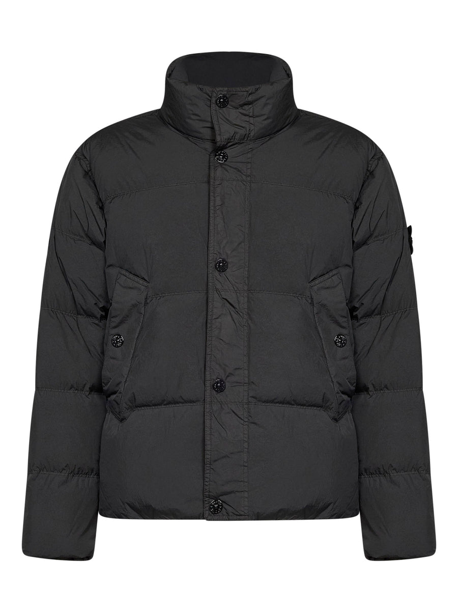 Down Jacket Crinkle Reps Ny Lead Grey Polyamide Padded &