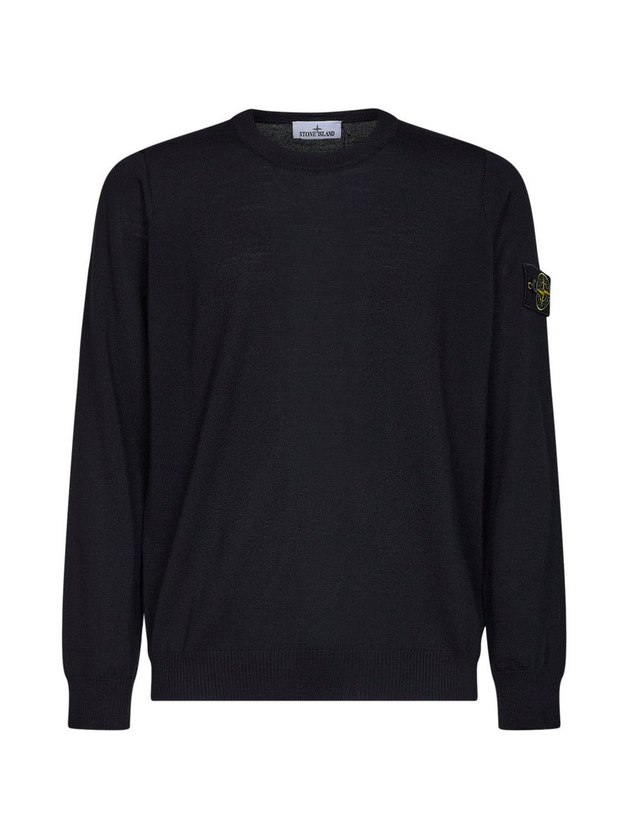 Crewneck Sweater Rws Black Virgin Wool