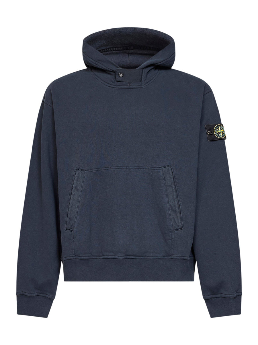 Hoodie Organic Cotton Blue Sweatshirts