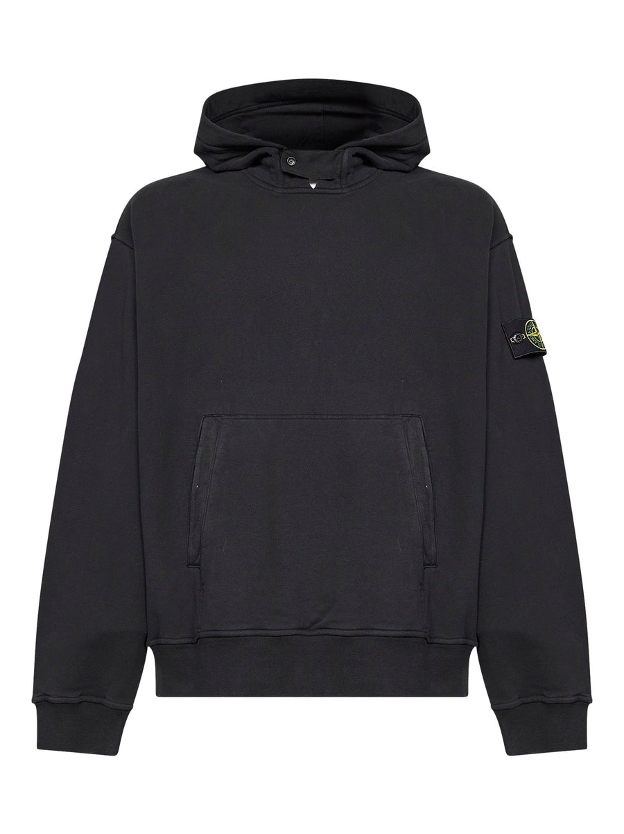 Hoodie Organic Cotton Black Sweatshirts