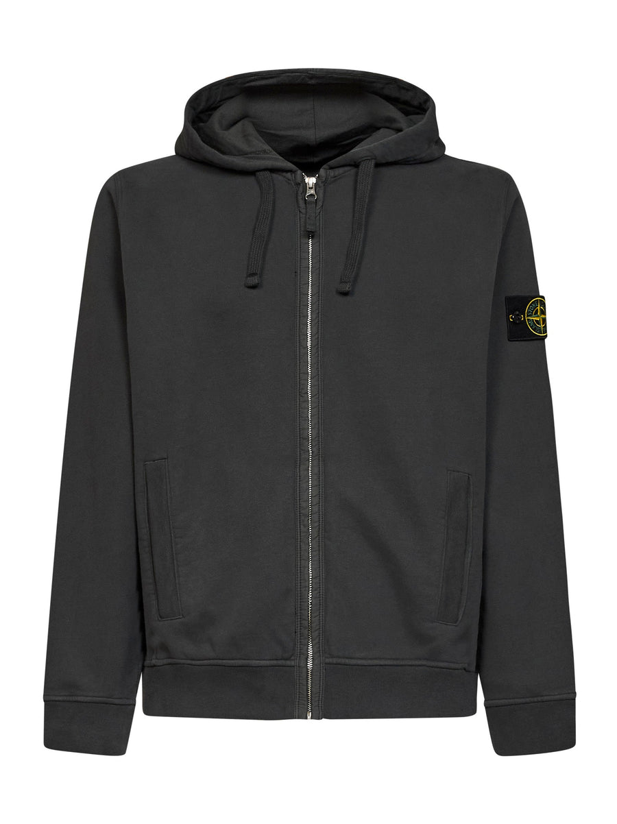 Zip-Up Hoodie Organic Cotton Grey Sweatshirts