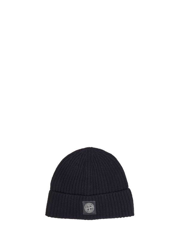 Wool Beanie Geelong Black Virgin Hat