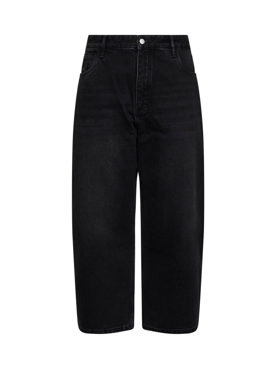 Denim Jeans Paolo Washed Black Cotton